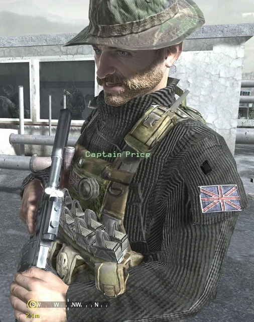 Captain John Price in Call of Duty 4: Modern Warfare