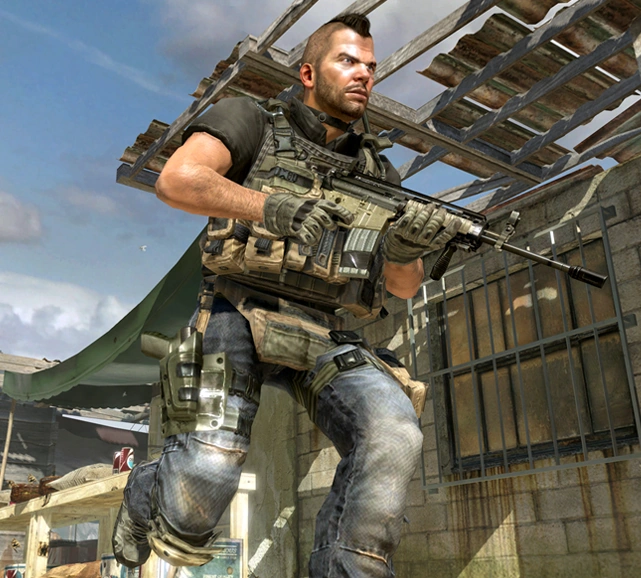 John 'Soap' MacTavish in Call of Duty 4: Modern Warfare
